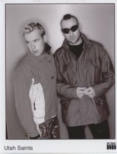 Utah Saints - Black And White Promo - Photograph
