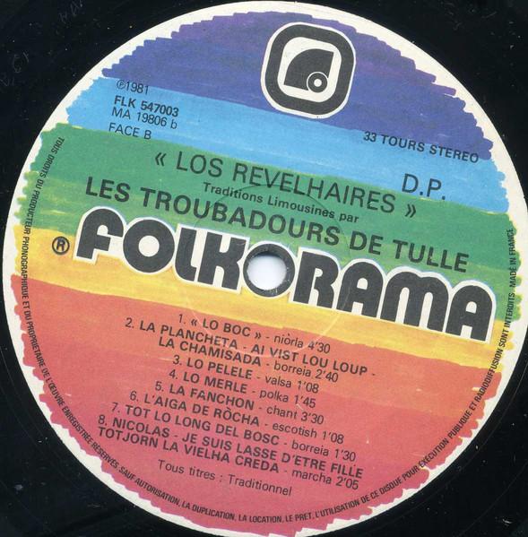 Les Troubadours De Tulle - Los Revelhaires - Lp
