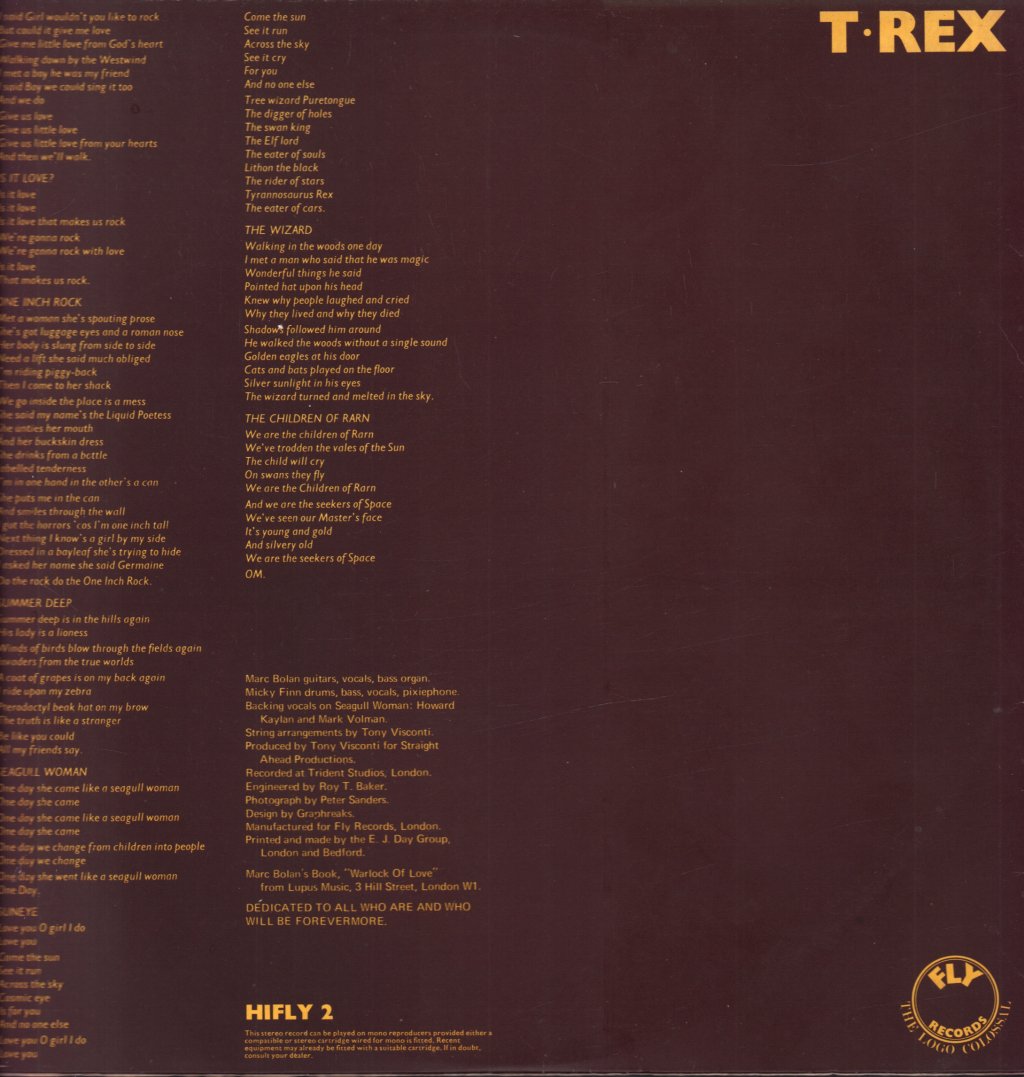 T Rex - T Rex - Lp