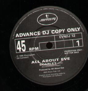 All About Eve - Scarlet - 7 Inch