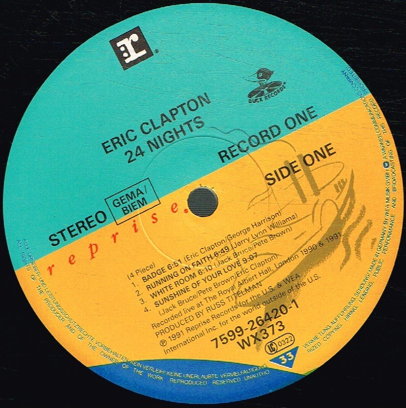 Eric Clapton - 24 Nights - Double Lp