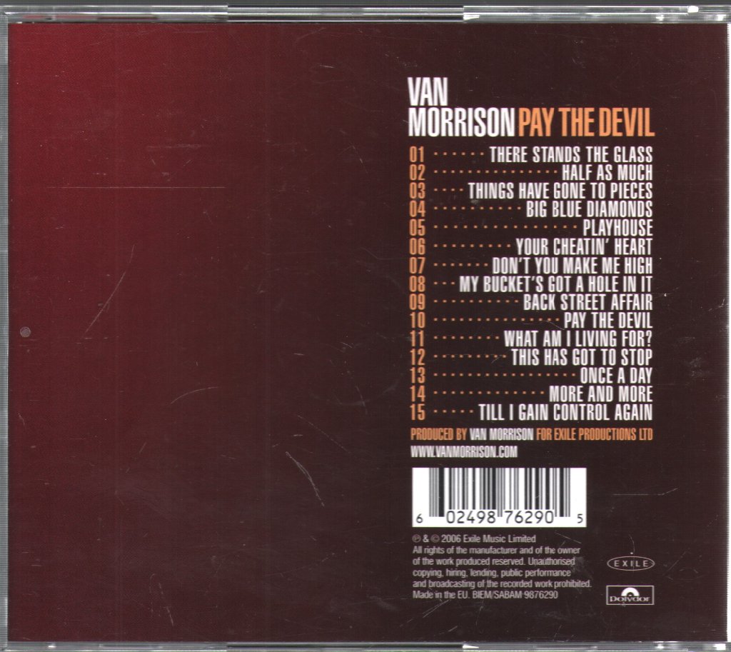 Van Morrison - Pay The Devil - Cd