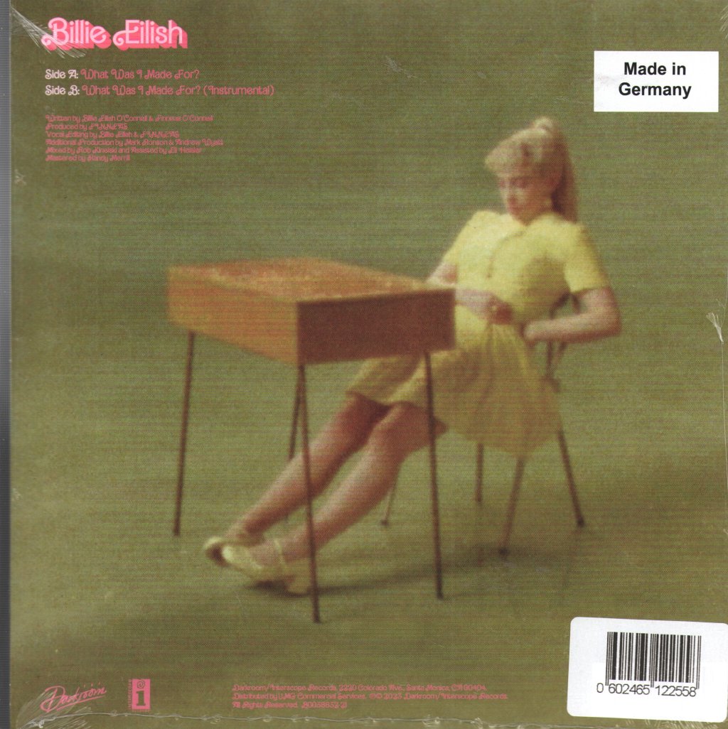 Billie Eilish - What Was I Made For? - 7 Inch – Vinyl Tap