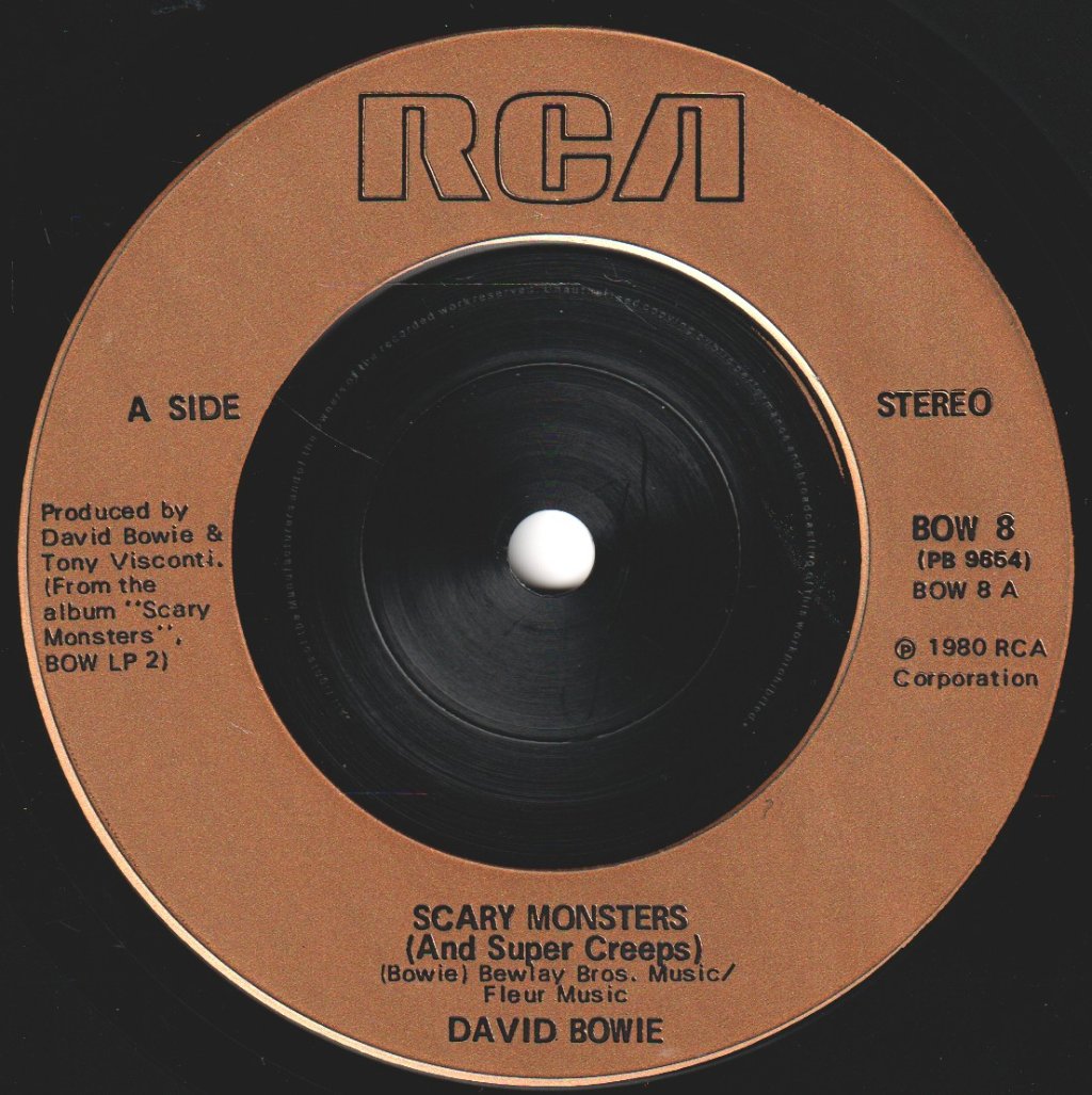 David Bowie - Scary Monsters - 7 Inch