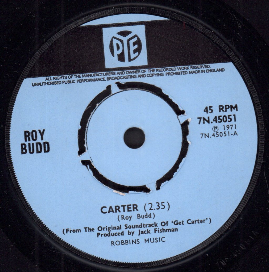 Roy Budd - Carter - 7 Inch