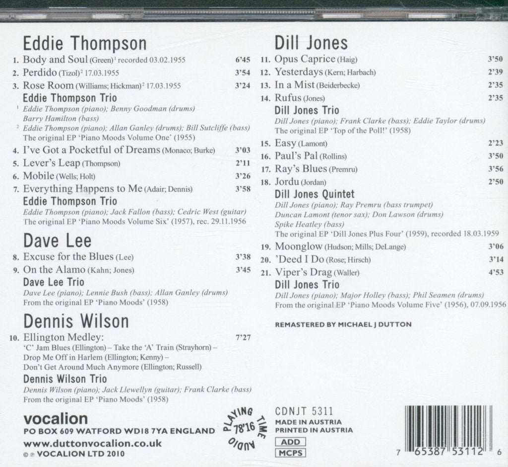 Various Artists - Piano Moods - Cd