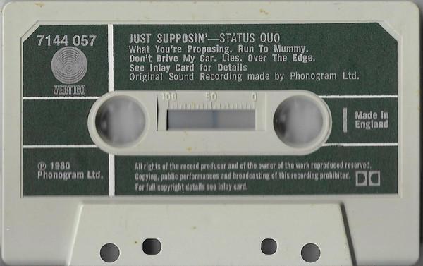 Status Quo - Just Supposin'... - Cassette