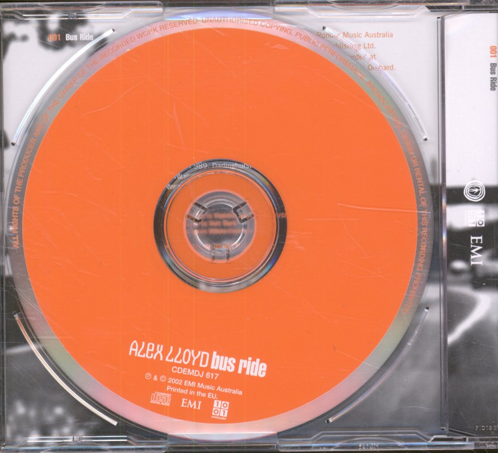 Alex Lloyd - Bus Ride - Cd