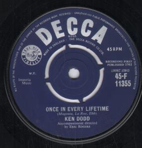 Ken Dodd - Once In Every Lifetime - 7 Inch