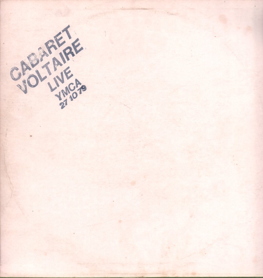 Cabaret Voltaire - Live Ymca 27/10/79 - Lp