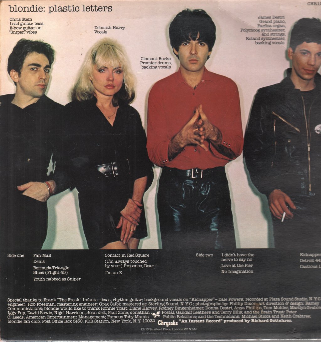 Blondie - Plastic Letters - Lp
