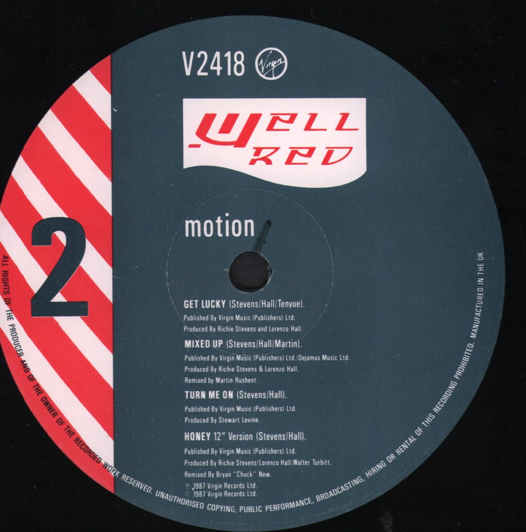 Well Red - Motion - Lp