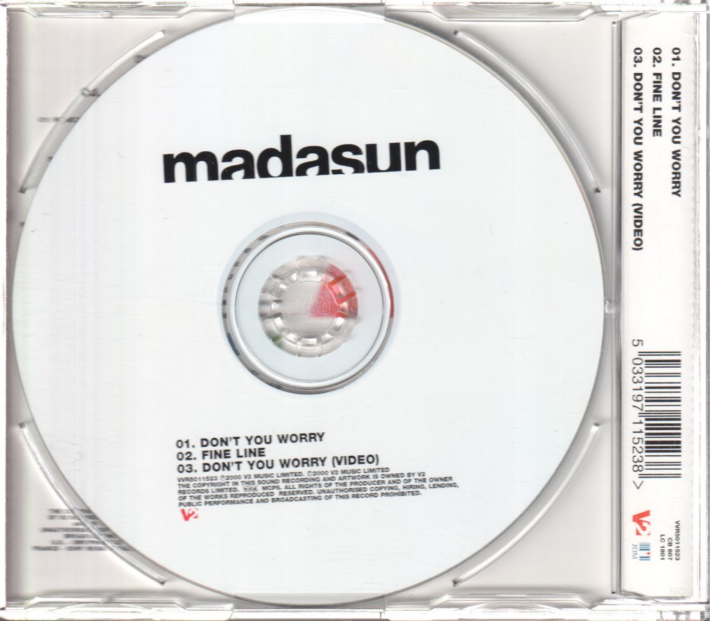 Madasun - Don't You Worry - Cd