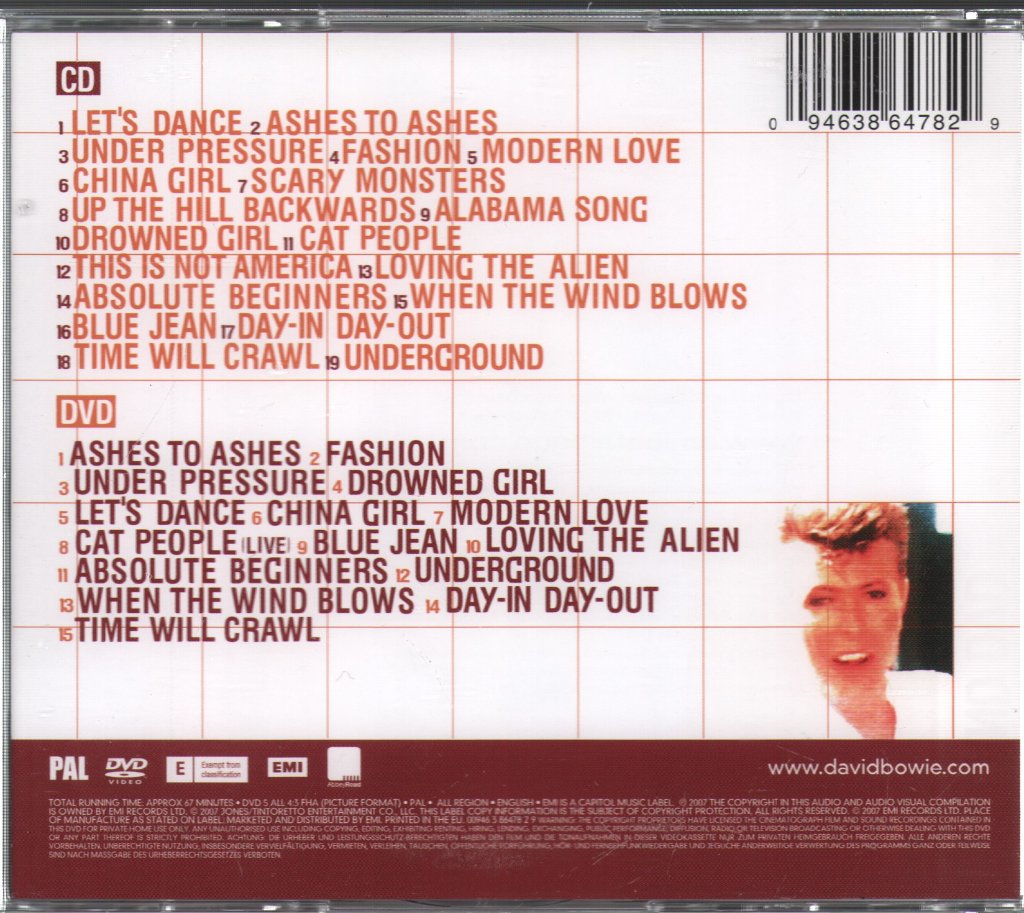 David Bowie - Best Of David Bowie 1980 / 1987 - Cd/Dvd