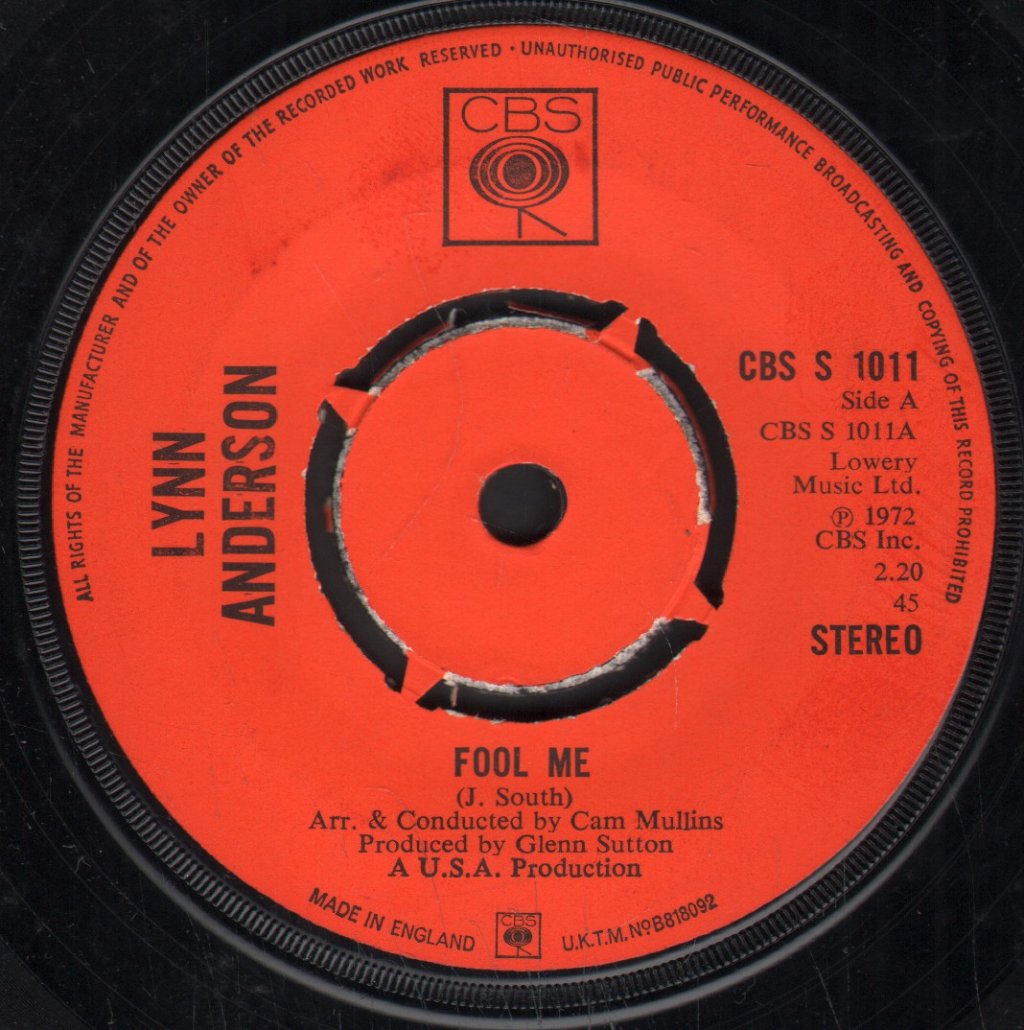 Lynn Anderson - Fool Me - 7 Inch
