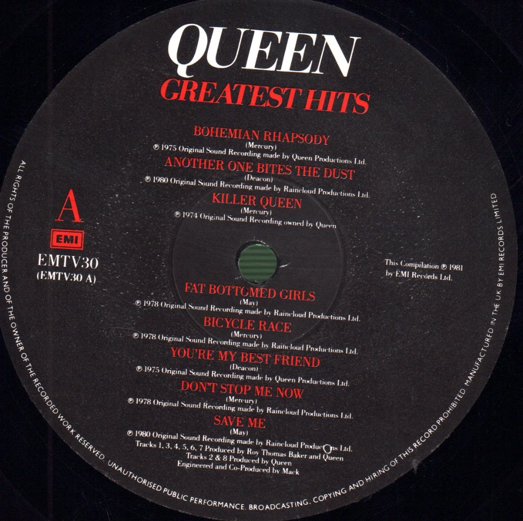 Queen - Greatest Hits - Lp
