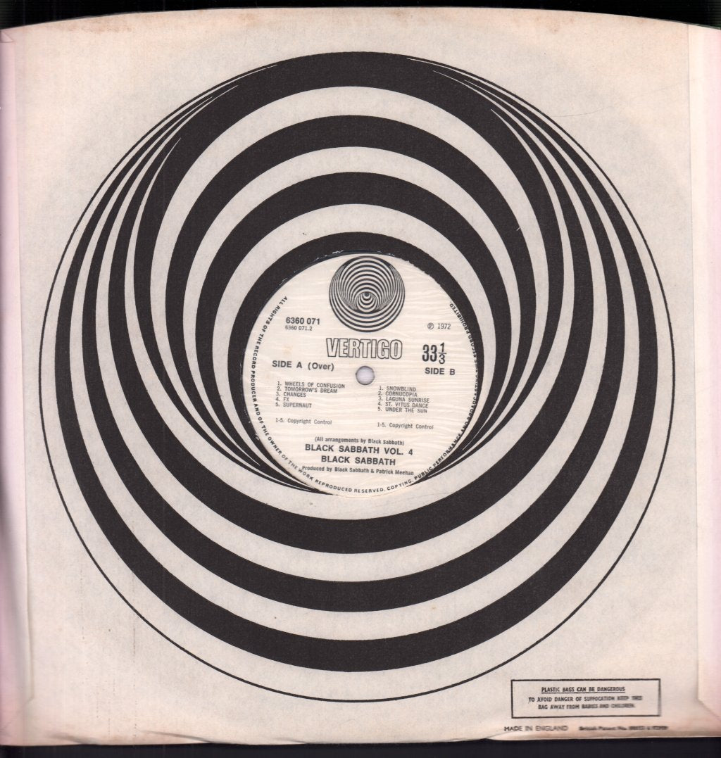 Black Sabbath - Vol 4 - Lp