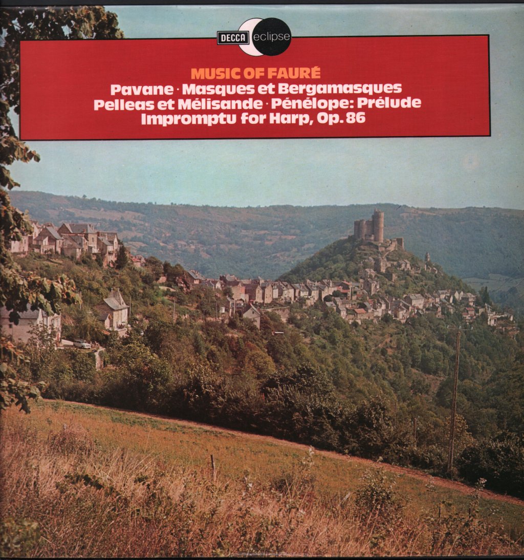 Ernest Ansermet / L'Orchestre De La Suisse Romande - Music Of Faure - Lp