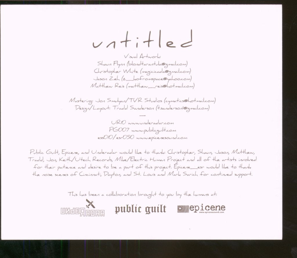 Visual Artwork - Untitled - Cd Set
