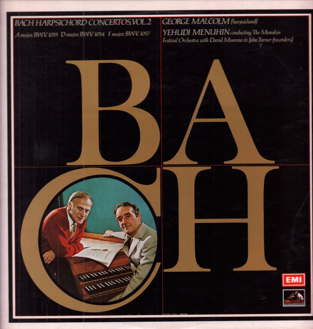 George Malcolm - bach Harpsichord Concertos, Vol. 2 - Lp