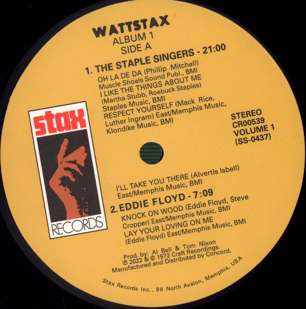 Various Artists - Wattstax: The Living Word - Double Lp