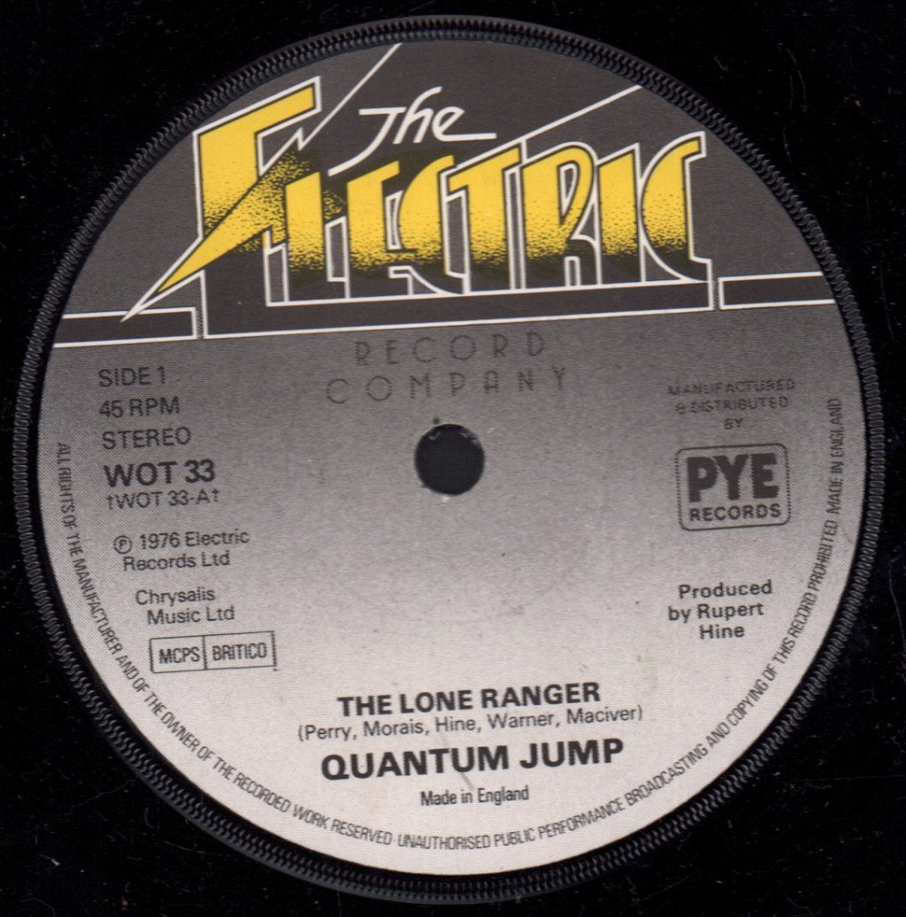 Quantum Jump - Lone Ranger - 7 Inch