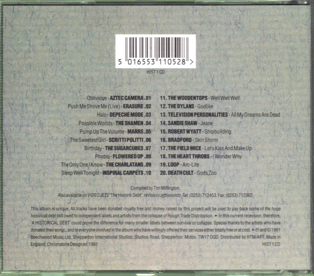 Various Artists - A Historical Debt - Cd