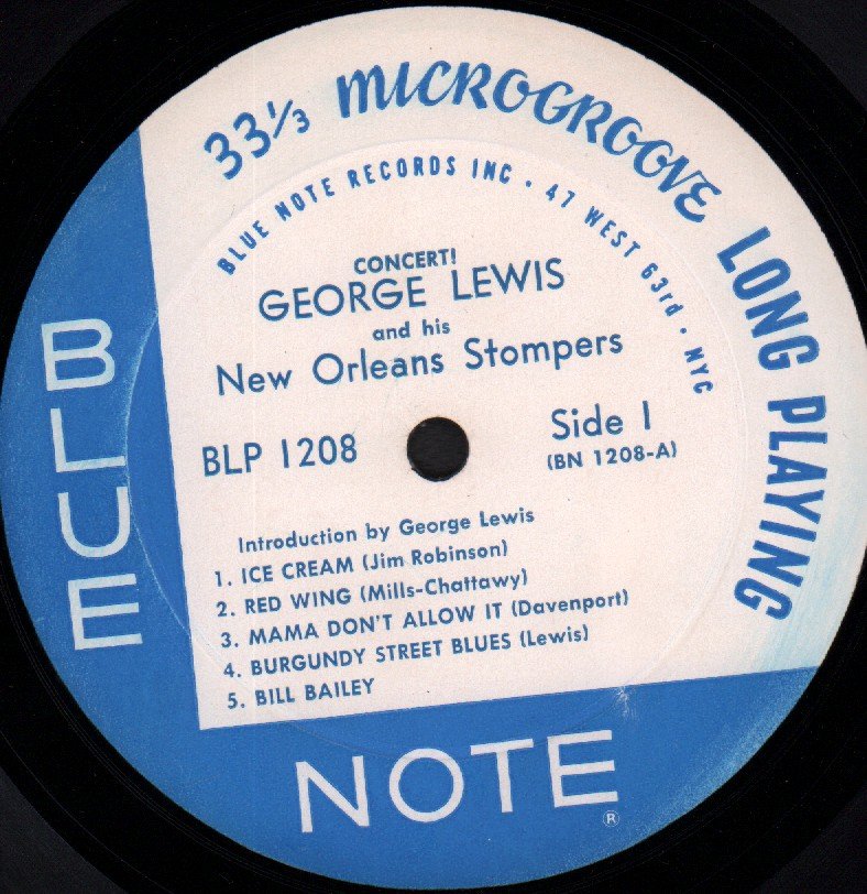 George Lewis And His New Orleans Stompers - Concert! - Lp