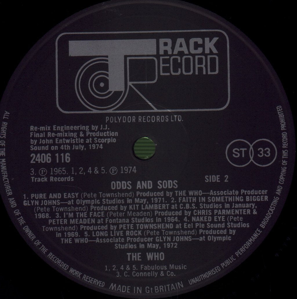 Who - Odds And Sods - Lp