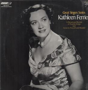 Kathleen Ferrier - A Broadcast Recital Of English Songs - Lp