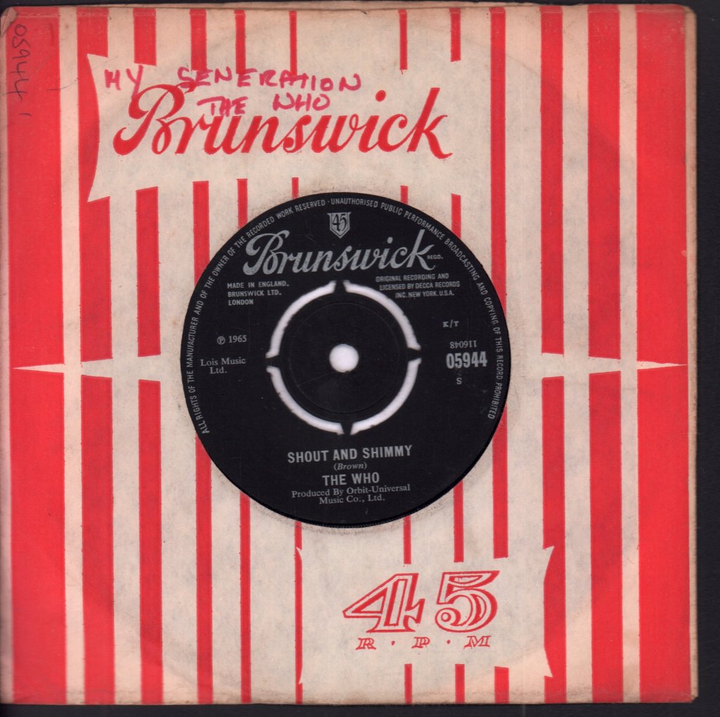 Who - My Generation - 7 Inch