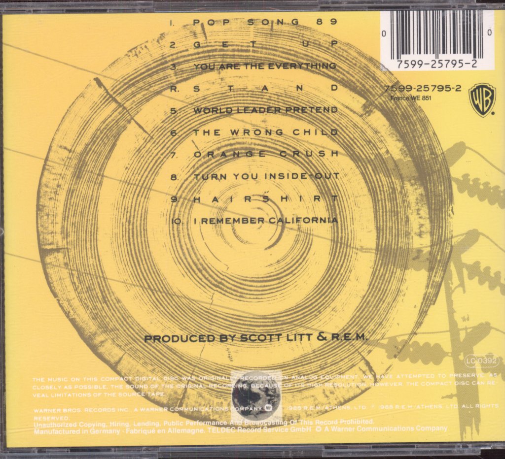 R.E.M. - Green - Cd