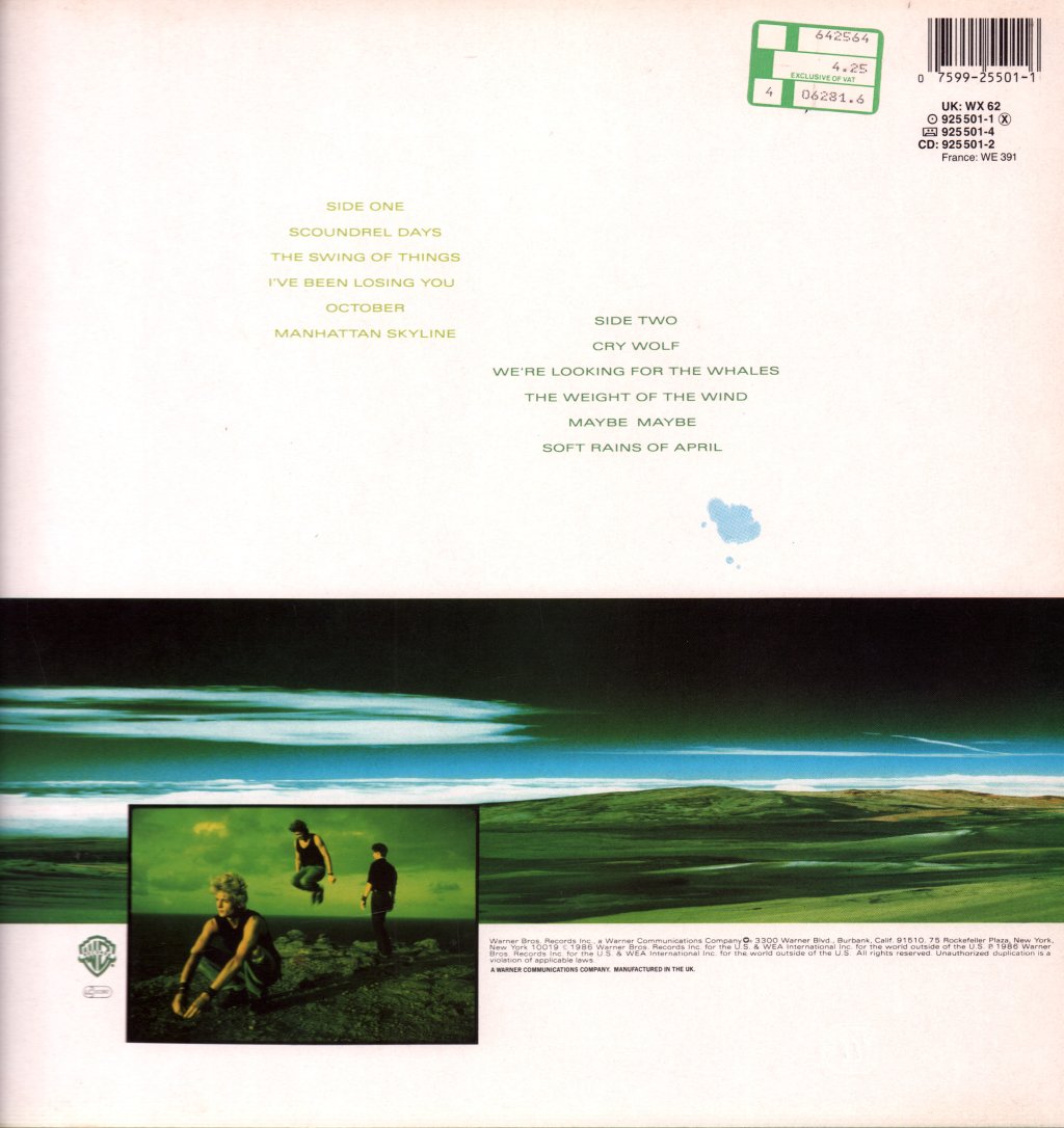 A-Ha - Scoundrel Days - Lp
