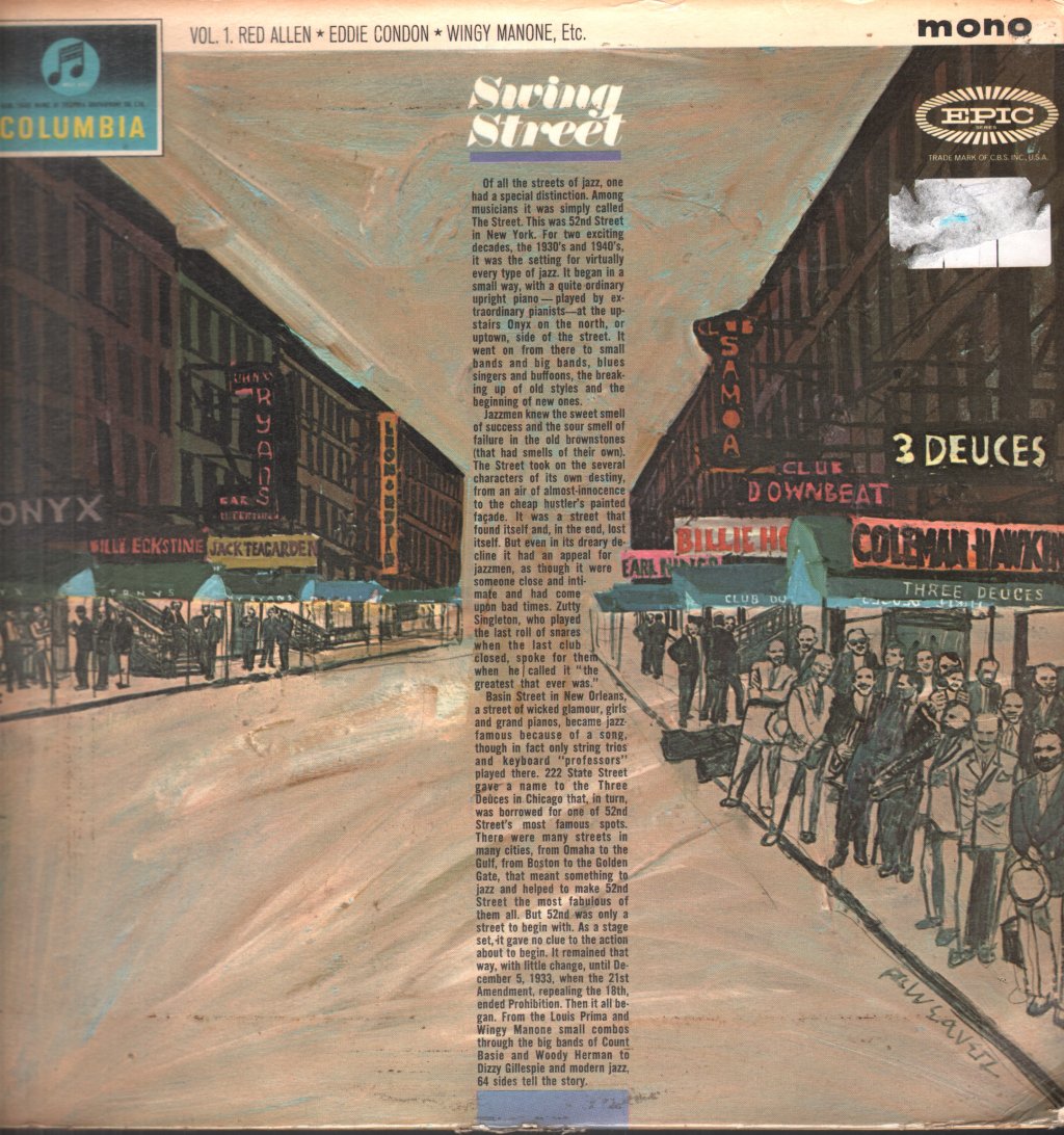 Various Artists - Swing Street Volume 1 - Lp