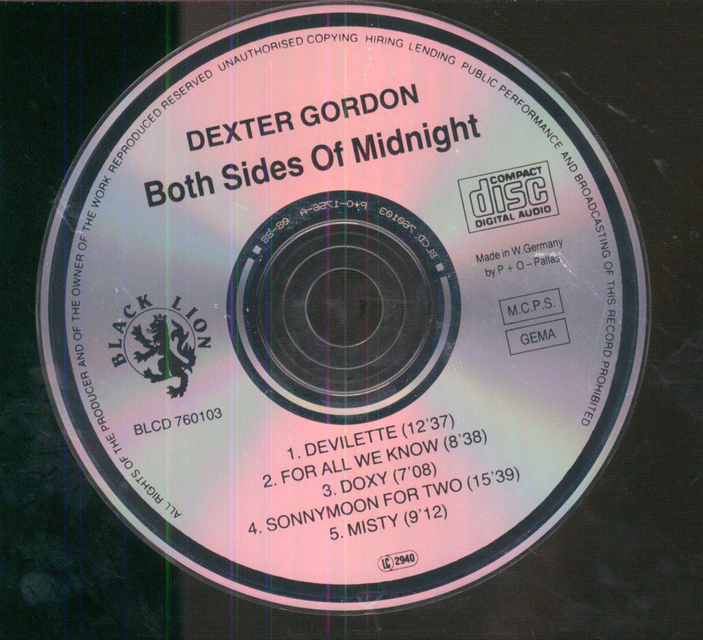 Dexter Gordon - Both Sides Of Midnight - Cd