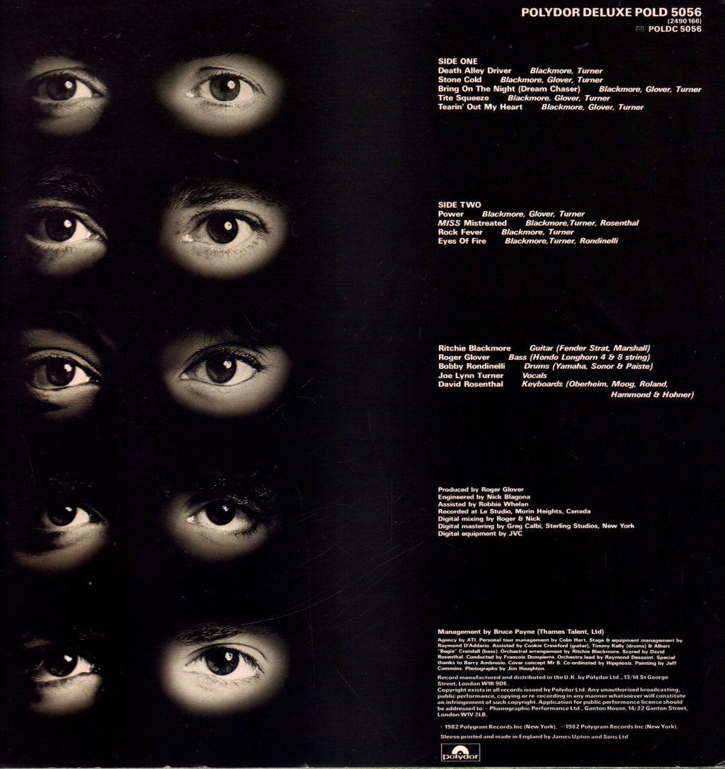 Rainbow - Straight Between The Eyes - Lp