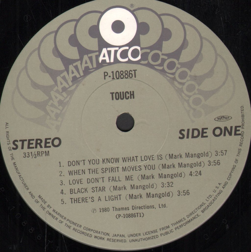 Touch (Rock/Prog Group) - Touch - Lp