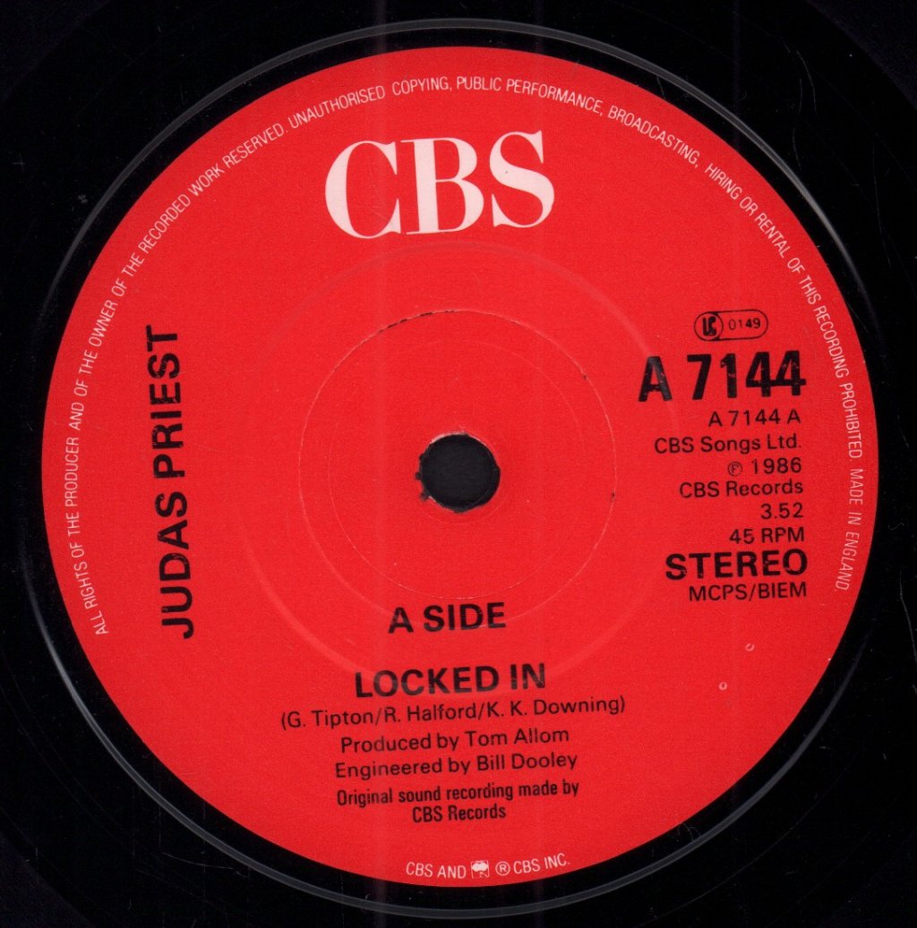 Judas Priest - Locked In - 7 Inch