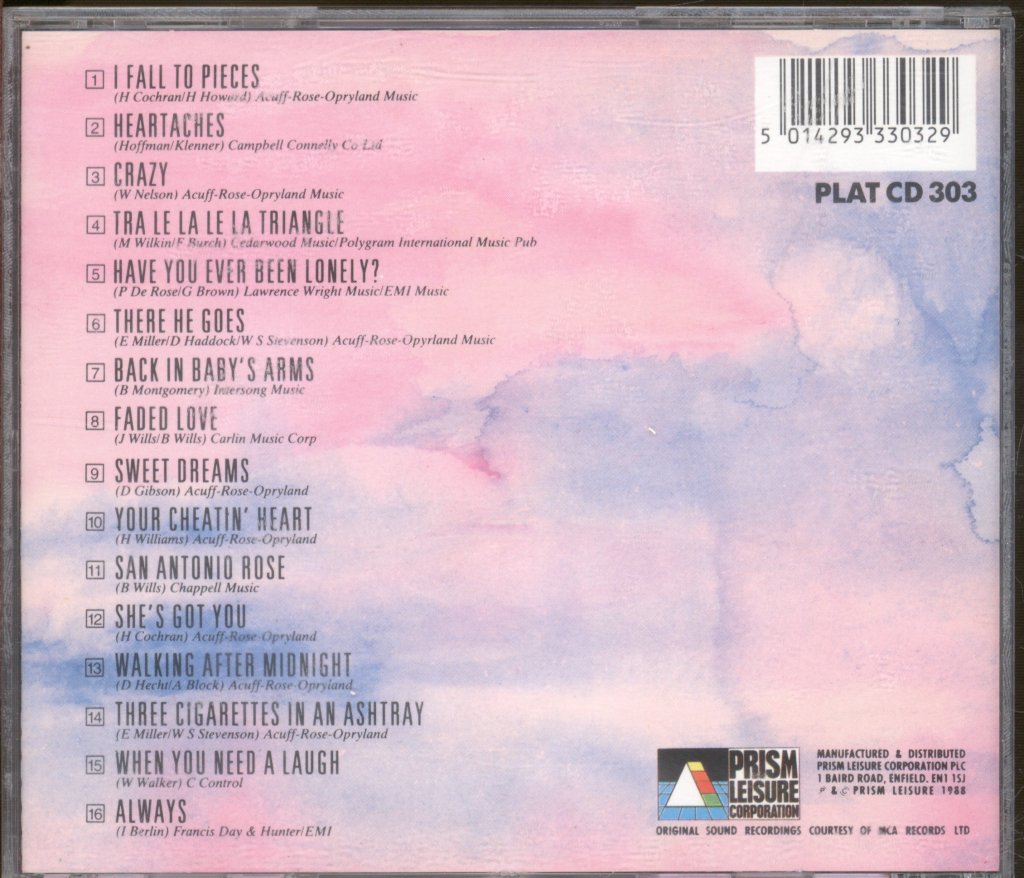 Patsy Cline - Dreaming... - Cd