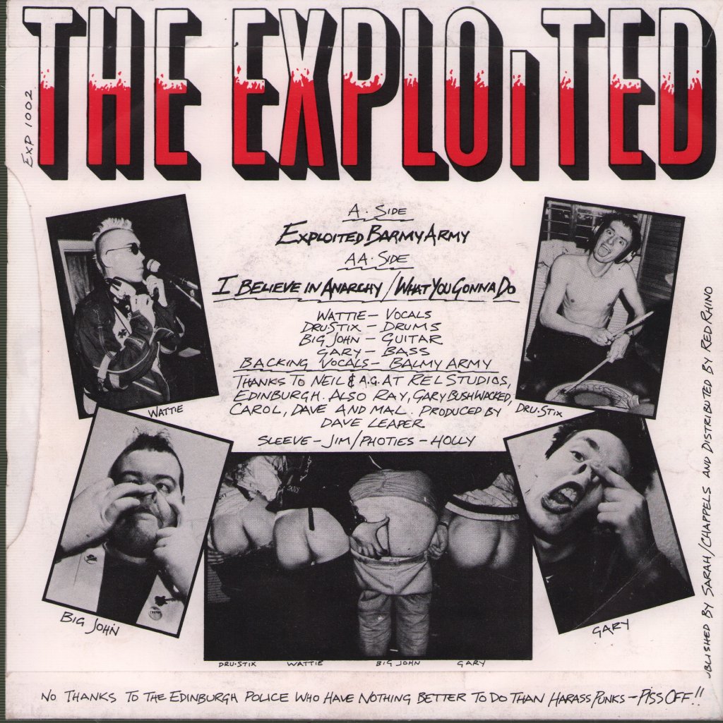 Exploited - Exploited Barmy Army - 7 Inch