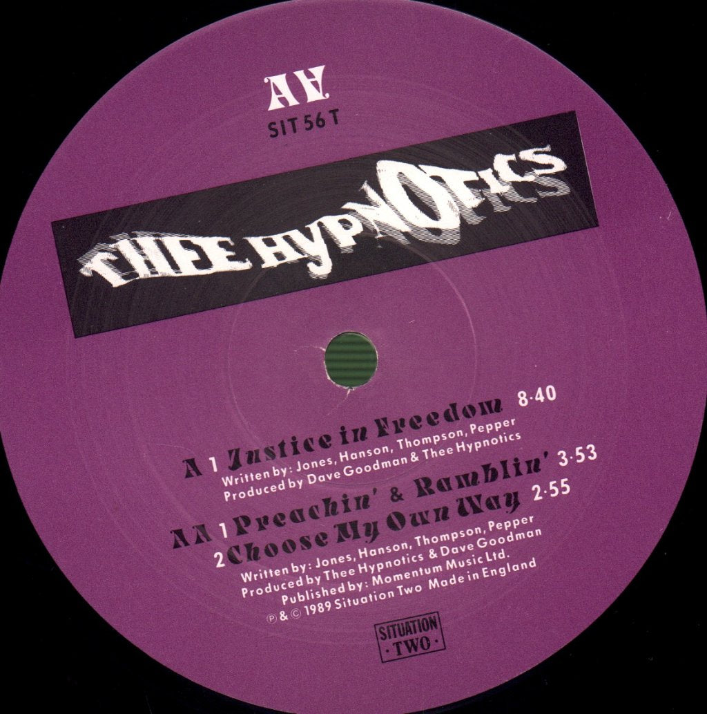 Thee Hypnotics - Justice In Freedom - 12 Inch