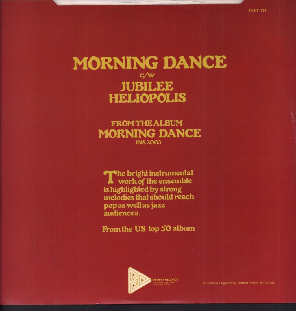 Spyro Gyra - Morning Dance - 12 Inch