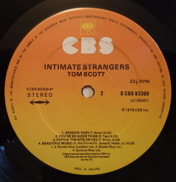 Tom Scott - Intimate Strangers - Lp