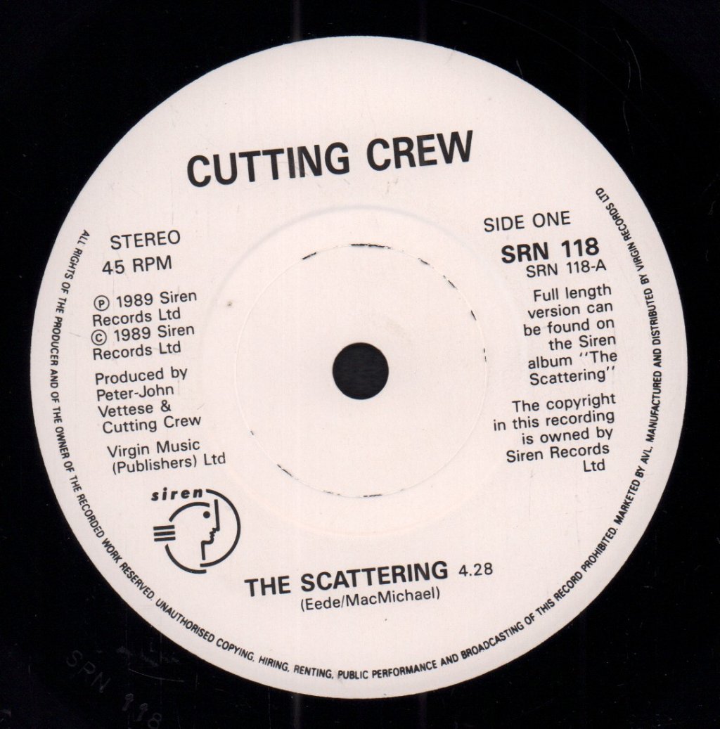 Cutting Crew - Scattering - 7 Inch