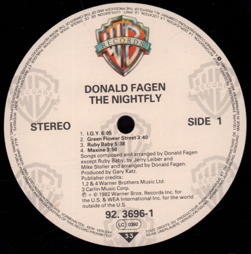 Donald Fagen - Nightfly - Lp