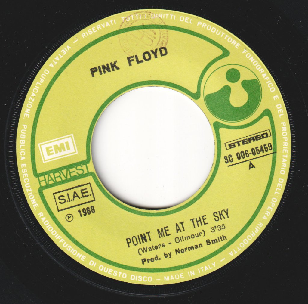 Pink Floyd - Point Me At The Sky - 7 Inch