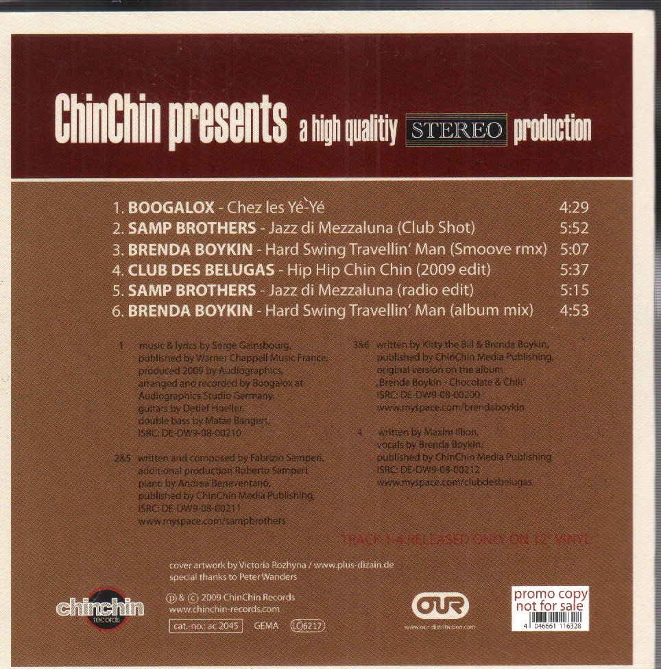 Various Artists - chinchin presents - Cd