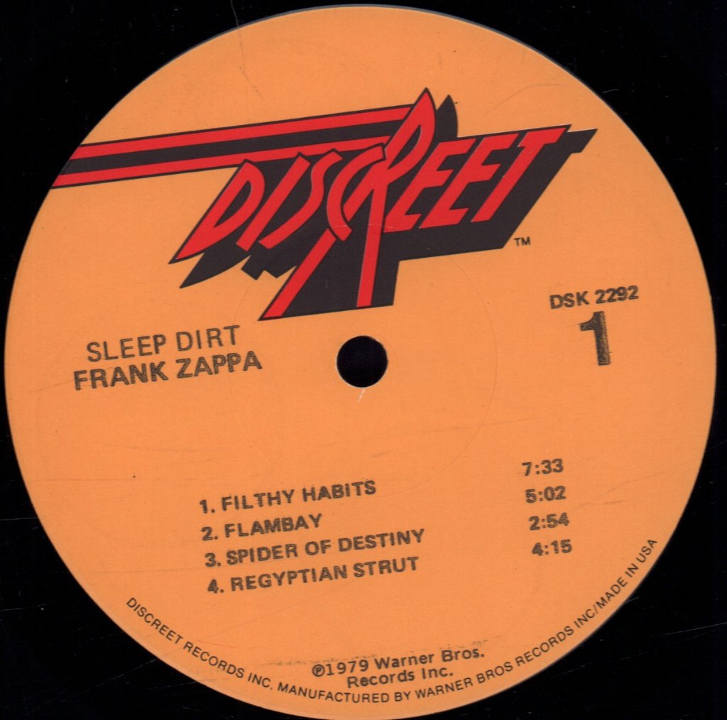 Frank Zappa - Sleep Dirt - Lp
