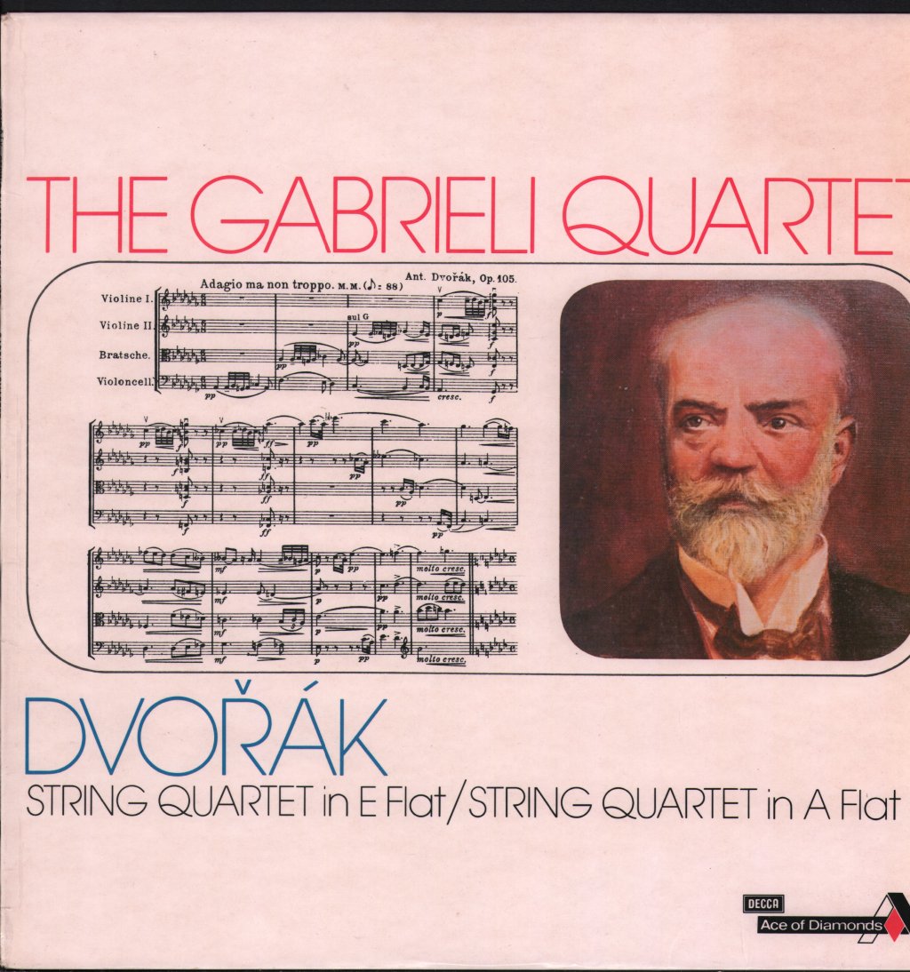 Gabrieli Quartet - String Quartet in E-Flat / String Quartet in A-Flat - Lp