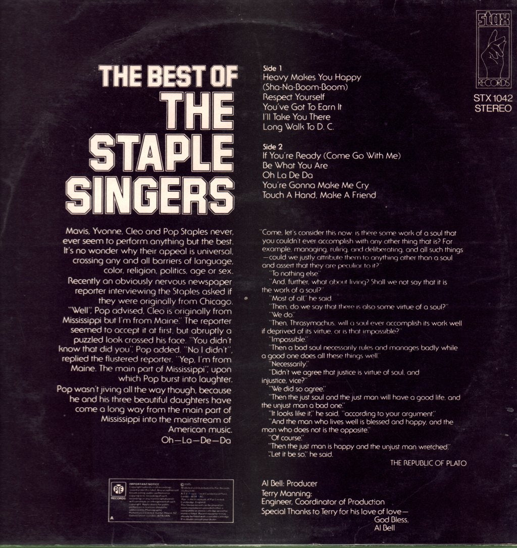 Staple Singers - Best Of - Lp